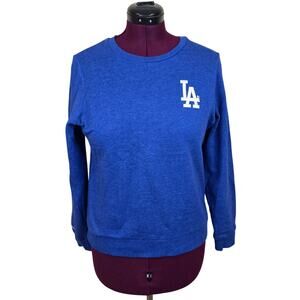 Antigua Blue Sweatshirt with White LA Logo